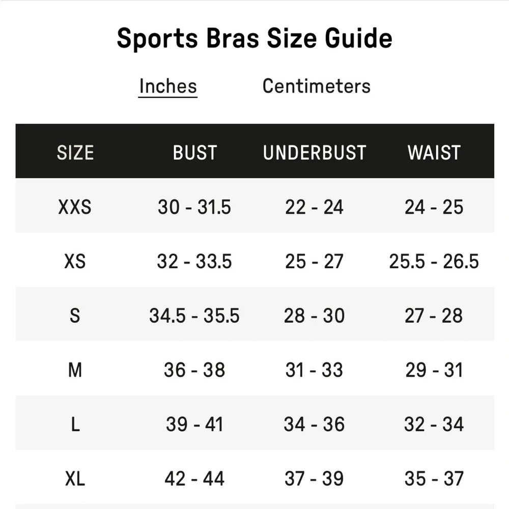 Fabletics Black Sports Bra